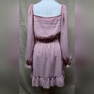 Storia Pink Blush Long Sleeve Dress